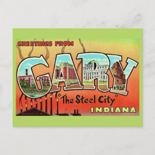 Gary Indiana - Carte postale de Steel City