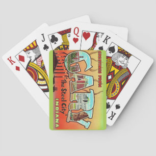Gary Indiana - Cartes à jouer de Steel City Postca