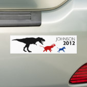Gary Johnson 2012 Bumpersticker (Op auto)