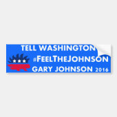 Gary Johnson 2016 Bumpersticker (Voorkant)