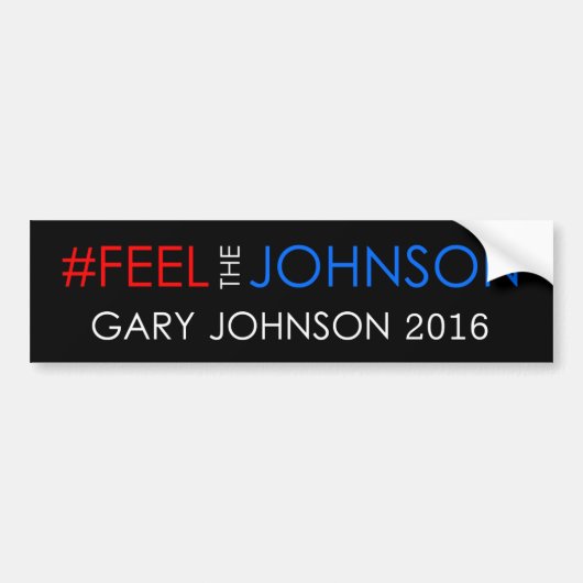 Gary Johnson 2016 Bumpersticker (Voorkant)
