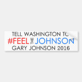 Gary Johnson 2016 Bumpersticker (Voorkant)