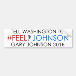 Gary Johnson 2016 Bumpersticker