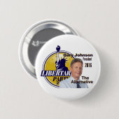 Gary JOHNSON 2016 Button (Voorkant /achterkant)