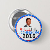 Gary Johnson 2016 Ronde Button 5,7 Cm (Voorkant /achterkant)