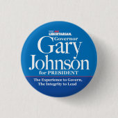Gary Johnson Button (Voorkant)