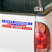 Gary Johnson Commandant Bumpersticker (Op Truck)