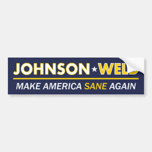 Gary Johnson / Sticker pour pare-chocs Amérique d