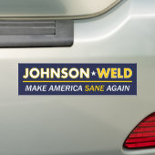 Gary Johnson / Sticker pour pare-chocs Amérique du (En voiture)