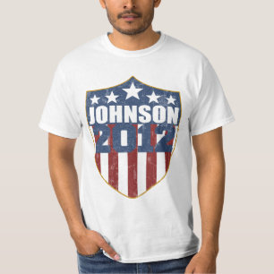 Gary Johnson voor President in 2012 T-shirt