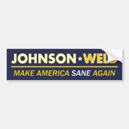 Gary Johnson/Weld Sane America Bumpersticker