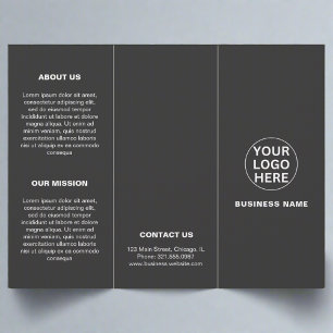Gary logo Business Promotionele Trifold Brochure