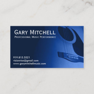 Gary Mitchell Music Visitekaartje