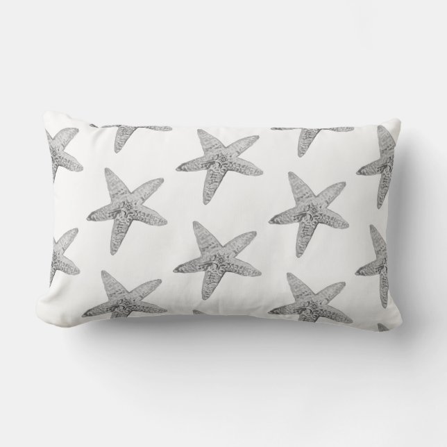 Gary Starfish Beach Pattern Pillow Kussen (Voorkant)