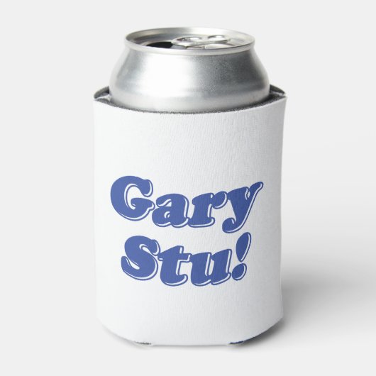 Gary Stu! Blikjeskoeler (Blikje Voorkant)