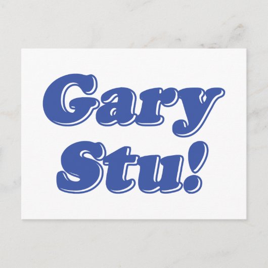 Gary Stu! Briefkaart (Voorkant)