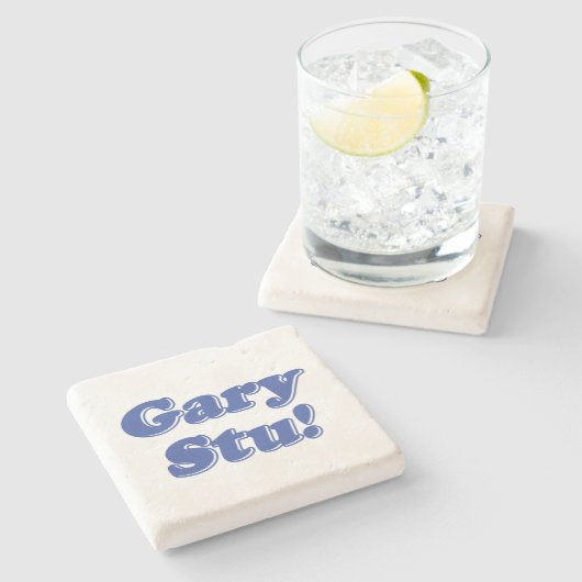 Gary Stu! Stenen Onderzetter (Zijkant)