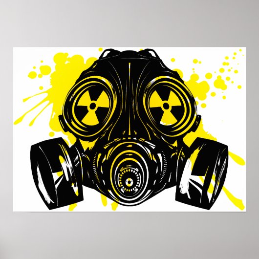 GAS_MASK_BESCHERMING POSTER (Voorkant)