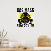 GAS_MASK_BESCHERMING POSTER (Keuken)