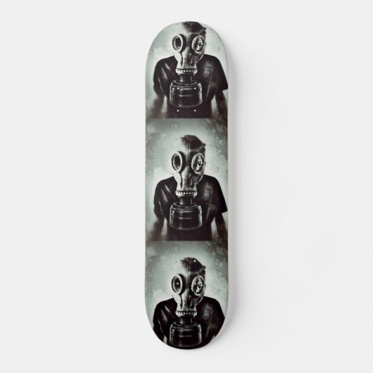 GAS MASK PEOPLE SKATEBOARD (Voorkant)