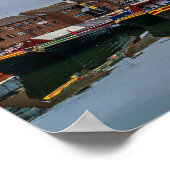 Gas Street Basin Birmingham poster (Hoek)