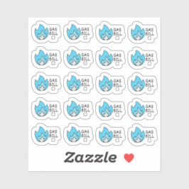 Gas Utility Bill Mini Begroting Bujo Planner Sticker