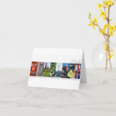 Gas Works Park Seattle Carte pour notes de voyage (Fleur jaune)