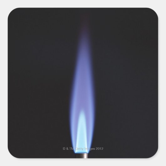 Gasbrander Vierkante Sticker (Voorkant)