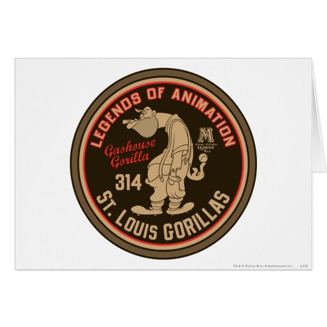 Gashouse Gorillas Logo Feat. Pitcher (Voorkant Horizontaal)