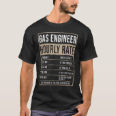 Gasingenieur - Uurritme voor mannen en kmo - hitte T-shirt (Voorkant)