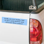 Gaskilometers Bumpersticker (Op Truck)