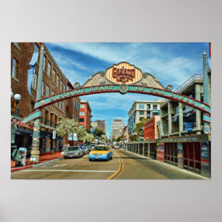 Gaslamp District Poster