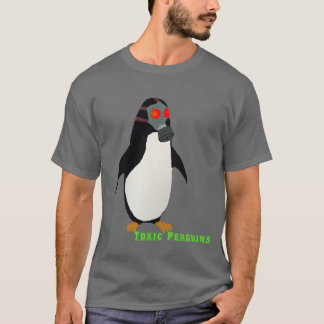 Gasmask Penguin T-shirt