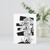 Gasmasker Briefkaart (Staand voorkant)