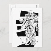 Gasmasker Briefkaart (Voorkant / Achterkant)