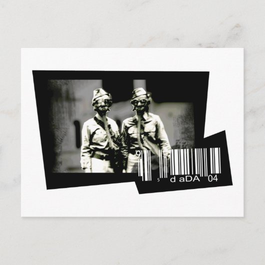 gasmasker (briefkaart) briefkaart (Voorkant)