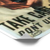 Gasmasker Poster (Hoek)