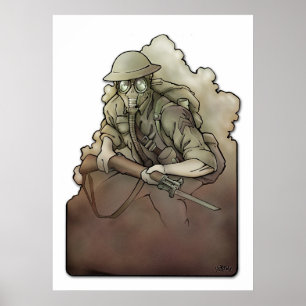 Gasmasker Poster