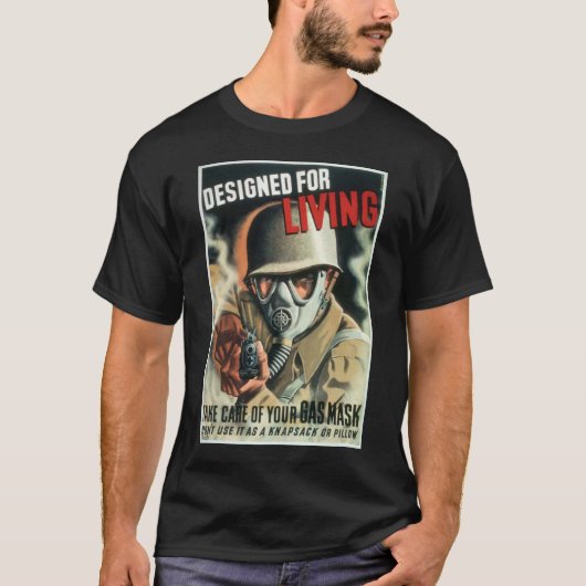 Gasmasker T-shirt (Voorkant)