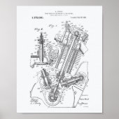 Gasmotorklep 1916 — Whitepaper over octrooien Poster (Voorkant)