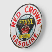 gasoline wandklok grote klok (Hoek)