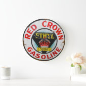 gasoline wandklok grote klok (Huis)