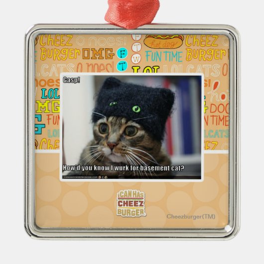 Gasp! Metalen Ornament (Voorkant)