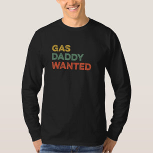 Gaspappa Gezocht viraal thema Hoge benzineprijzen T-shirt