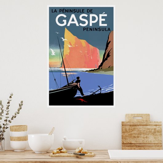 Gaspé Peninsula ~ Canada Poster (Keuken)