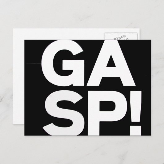 gaspedaal briefkaart (Voorkant / Achterkant)