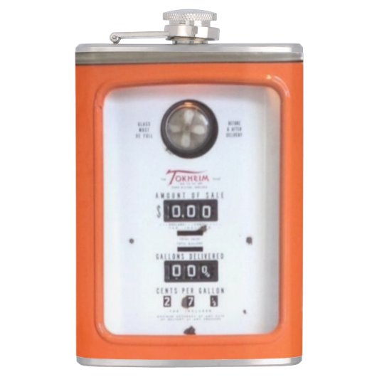 gaspomp heupfles (Voorkant)