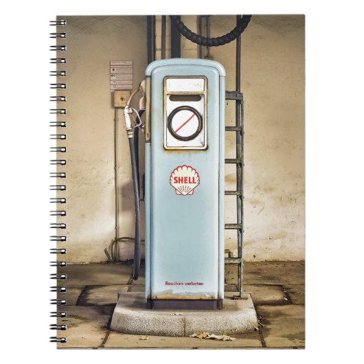 gaspomp notitieboek (Voorkant)