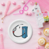 Gaspomp Papieren Bordje (Feest)