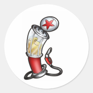 Gaspomp Ronde Sticker